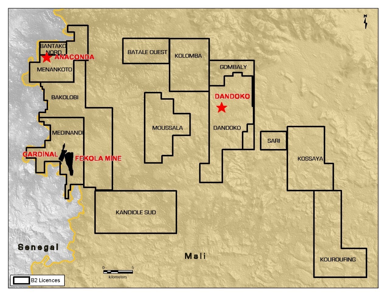 Figure 1. Fekola Complex Overview (CNW Group/B2Gold Corp.) Figure 1. Fekola Complex Overview (CNW Group/B2Gold Corp.)