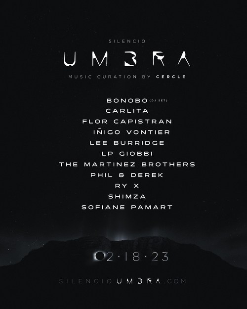 Silencio UMBRA Lineup