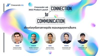 Crescendo Lab holds first product launch in Thailand, titled "Connection to Communication: LINE x Data Driven Marketing".