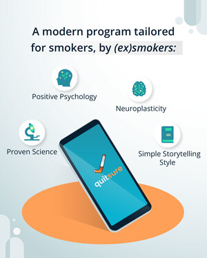 Quit Smoking using a psychological app this New Year - QuitSure