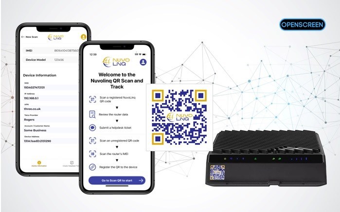NuvoLinQ selects Openscreen to power ScanLinQ, its advanced QR Code driven Fulfillment and Customer Service application