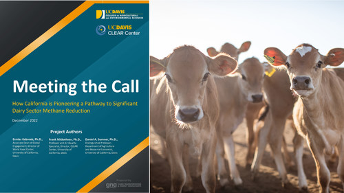 Analysis by UC Davis researchers shows continued implementation of California’s incentive-based dairy methane reduction efforts should, by 2030, achieve the full 40% reduction goal.
