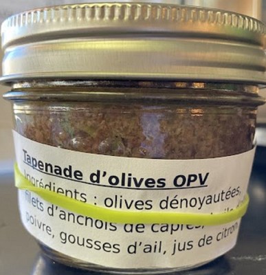 Tapenade d'olive OPV (petit format) (Groupe CNW/Ministre de l'Agriculture, des Pcheries et de l'Alimentation)