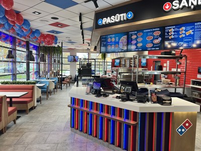 The first Domino’s store in Latvia recently opened in the city of Riga by master franchisee Morgacita Ltd.
