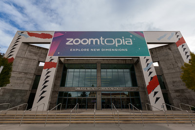 Zoomtopia entrance at the San Jose Convention Center. Photo c/o Zoom.
