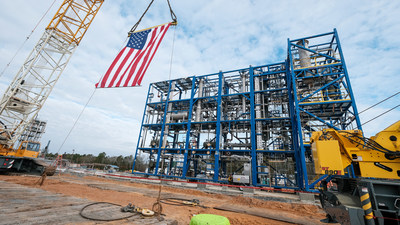 Construction Progress on LanzaJet’s Freedom Pines Fuels Plant in Soperton, GA. Photo Credit: Robert S. Cooper
