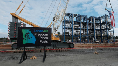 Construction Progress on LanzaJet’s Freedom Pines Fuels Plant in Soperton, GA. Photo Credit: Robert S. Cooper