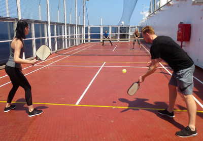 All ships in the Holland America Line fleet feature pickleball courts with amazing top-deck views that will be refreshed by February 2023, including adding new PPA Tour partner logos. Beginning in February and rolling out fleet-wide by April 2023, complimentary beginner lessons will be offered by shipboard instructors who will teach guests the rules and basics of playing pickleball, including where the “kitchen” is and what it means to hit a “dink” shot.