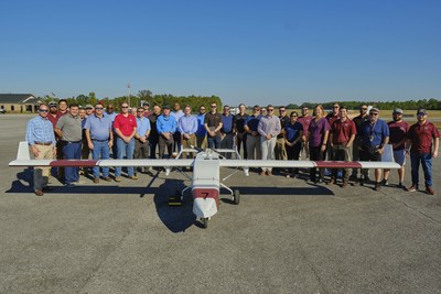 Members of Southern Company's Aerial Services and Mississippi State University's Raspet Flight Research Lab collaborated on a joint research project that will expand the use of large unmanned aircraft systems (UAS) with integrated sensors to gather data.