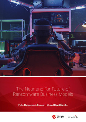 Front page of Trend Micro's new report, "The Near and Far Future of
Ransomware Business Models"