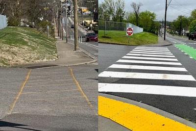 3M worked with Collier Engineering and Design and Civic Design Center to remodel school zone roadways at Robert Churchwell Museum Magnet Elementary School in Nashville. The transformation included the installation of reflective signs, visible street markings and pedestrian crosswalks.