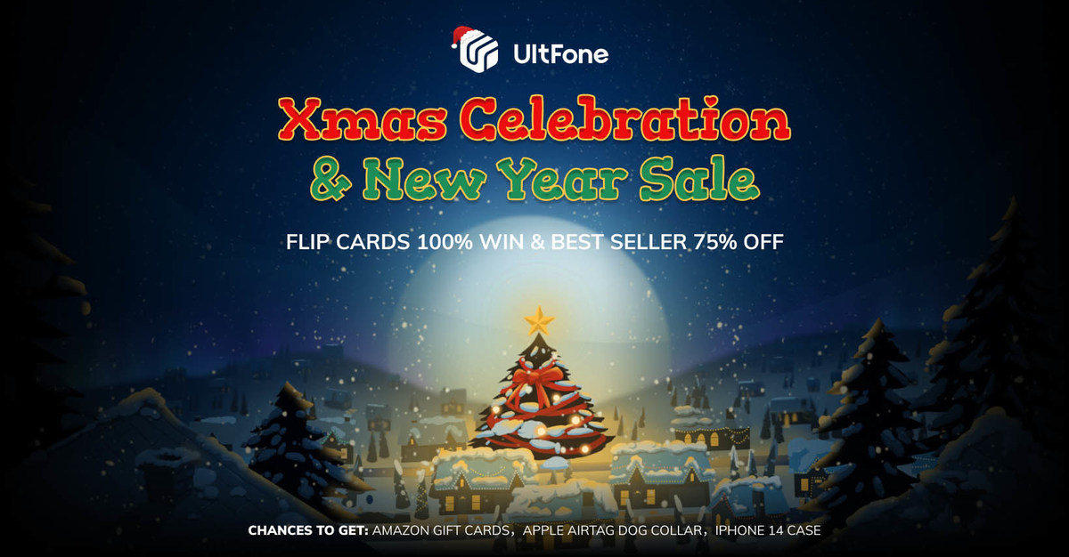 UltFone Celebrates XMAS & New Year with 100% Surprises and Amazon Card - Vimarsana News