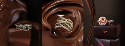 New from Le Vian (left to right) - Chocolate Waterfall™, Wrapped in Chocolate™, Chocolate Twist™