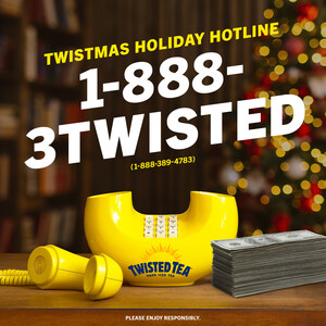 Twisted Tea Hard Iced Tea Launches Twistmas Hotline to Offer Fans Advice and Pep Talks to Make the Crazy Holiday Season More Fun