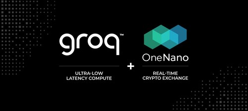 Groq to provide ultra-low latency compute to new customer, OneNano, for their next generation cryptocurrency exchange (CEX) platform.