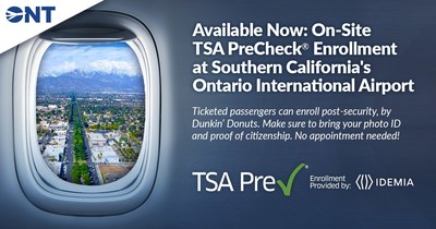 On-Site TSA PreCheck Enrollment by IDEMIA at ONT