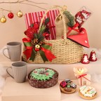 FNP(蕨类植物和花瓣)精心策划的圣诞礼品篮和个性化礼品篮彰显节日精神