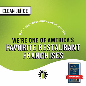 Clean Juice Among America's Favorite Restaurant Franchises