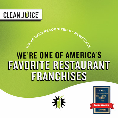 "This recognition validates and strengthens the spirit behind the Clean Juice brand rooted in transparency, a grinder-mentality, and a commitment to excellence in delivering on our brand's ten core values. To be honored for our commitment to serving only the best of USDA-certified organic ingredients together in flavorful, truly healthy, and nutritious products are so rewarding," said Clean Juice CEO & Co-Founder, Landon Eckles.