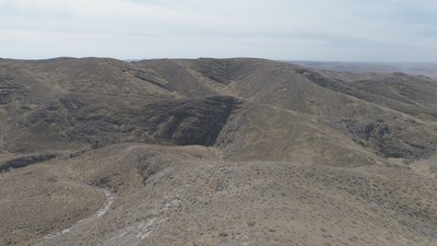 Zarafshan，乌兹别克斯坦风电场位置地形