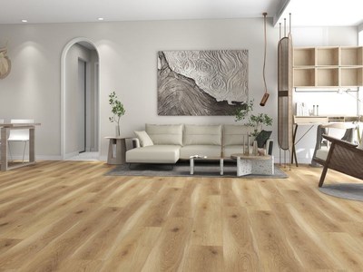 The new Bear Foot brand features the Pioneer collection of luxury SPC flooring, item BZFN-04