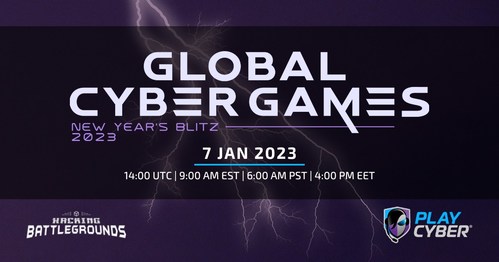Global Cyber Games New Year's Blitz | 7 January, 2023