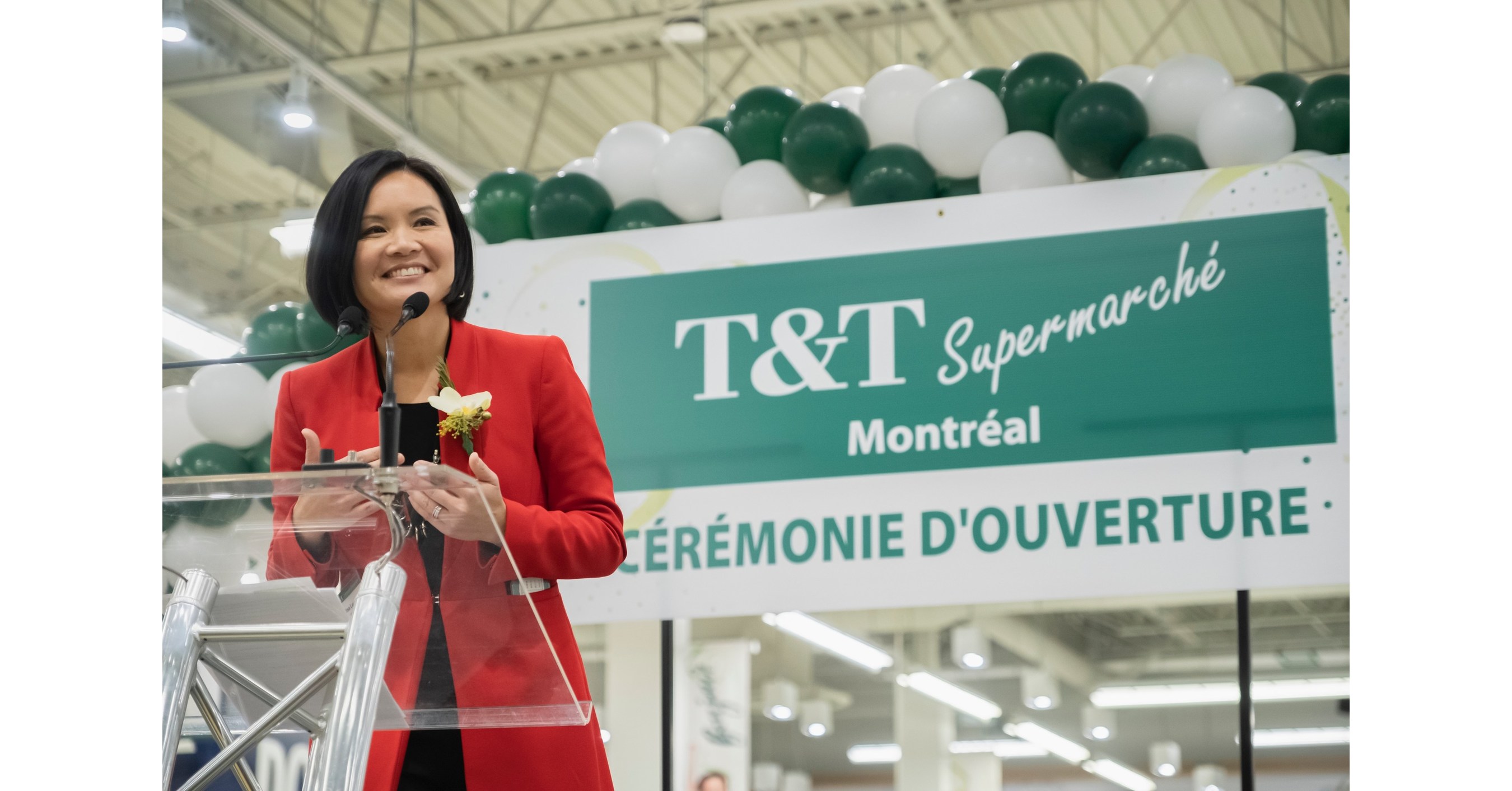 T&T Supermarket opened its first and largest store in Montreal