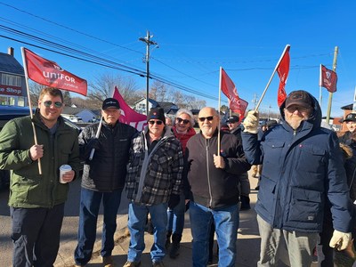 New Brunswick unions to protest Bill 23 outside MLA offices (CNW Group/Unifor)