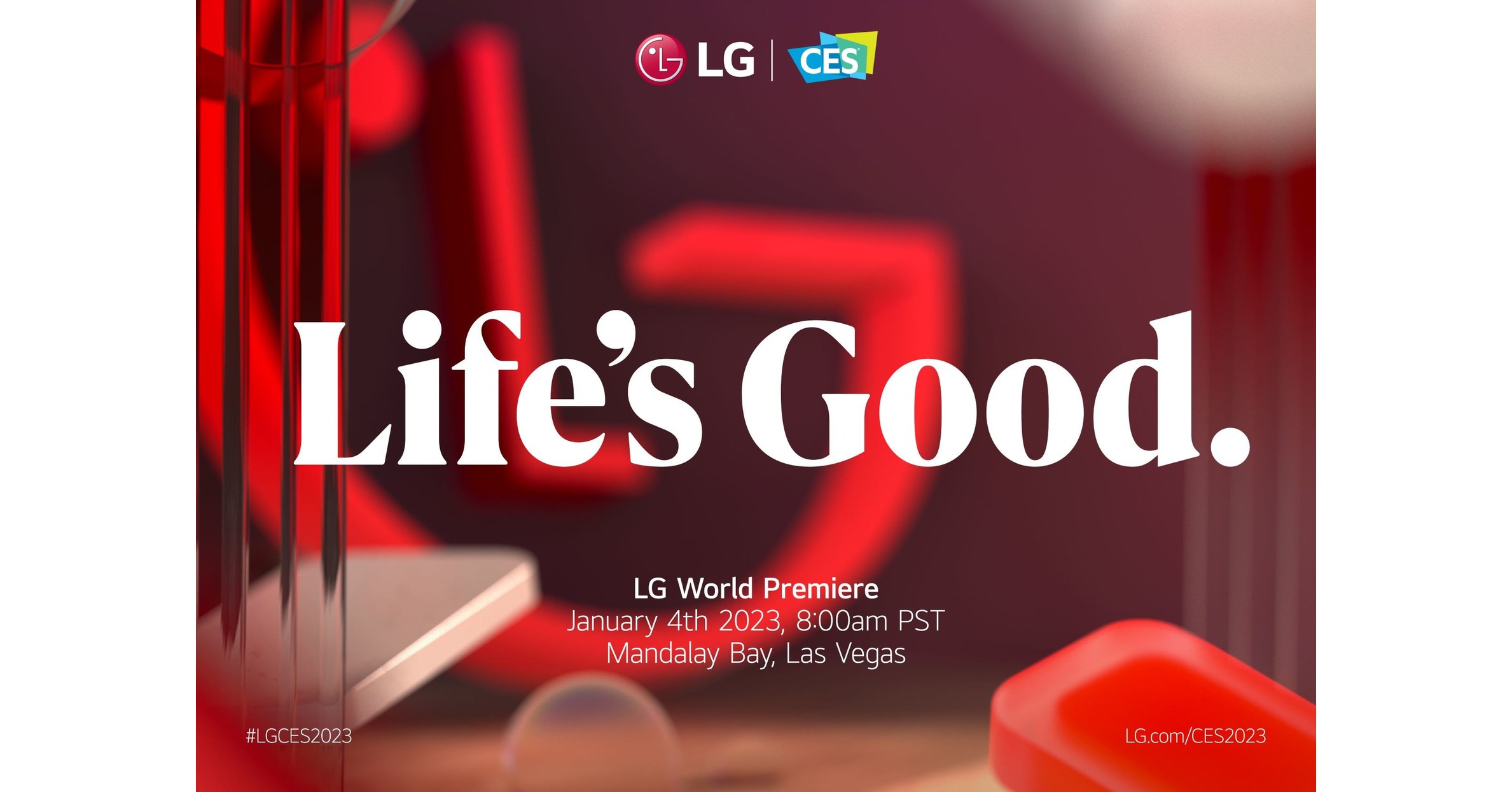 LG CEO TO SHARE COMPANY'S VISION FOR THE FUTURE AT CES 2023