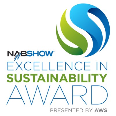 NAB Show Excellence in Sustainability Award logo