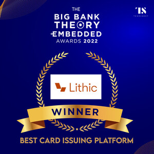 Lithic Named Best Card Issuing Platform at the Tearsheet Embedded Awards 2022