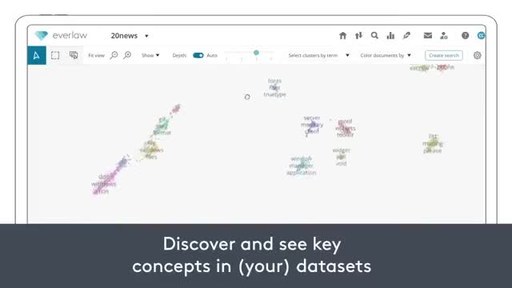 As easy as navigating Google Earth, Everlaw Clustering uses unsupervised machine learning to support up to 25 million documents on a single screen, providing both a 30,000-foot view and a granular, document view that’s unique to the data itself