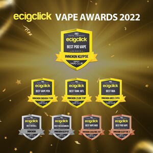 INNOKIN est le grand vainqueur des Ecigclick Awards 2022
