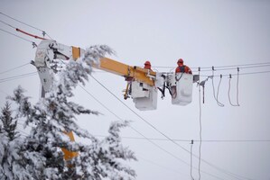 Nos équipes s'affairent à réparer les pannes causées par la tempête hivernale