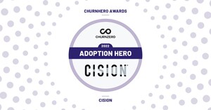 Cision reçoit la récompense « Adoption Hero » lors de la remise des prix ChurnHero 2022 de ChurnZero