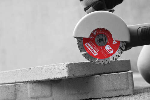 DIABLO TOOLS REDEFINES MASONRY CUTTING WITH ICONIC DIAMOND SEGMENTED 2-in-1 TURBO CUT-OFF BLADE