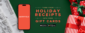 Merryfield and Zooey Deschanel want to turn holiday shopping receipts into free gift cards
