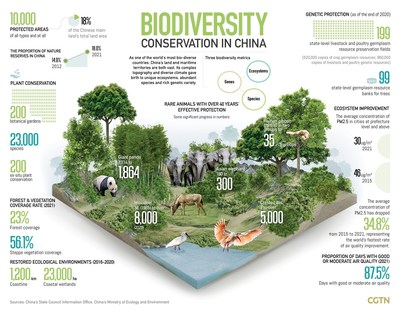 CGTN: China to continue promoting the adoption of'post-2020 biodiversity framework' WeeklyReviewer
