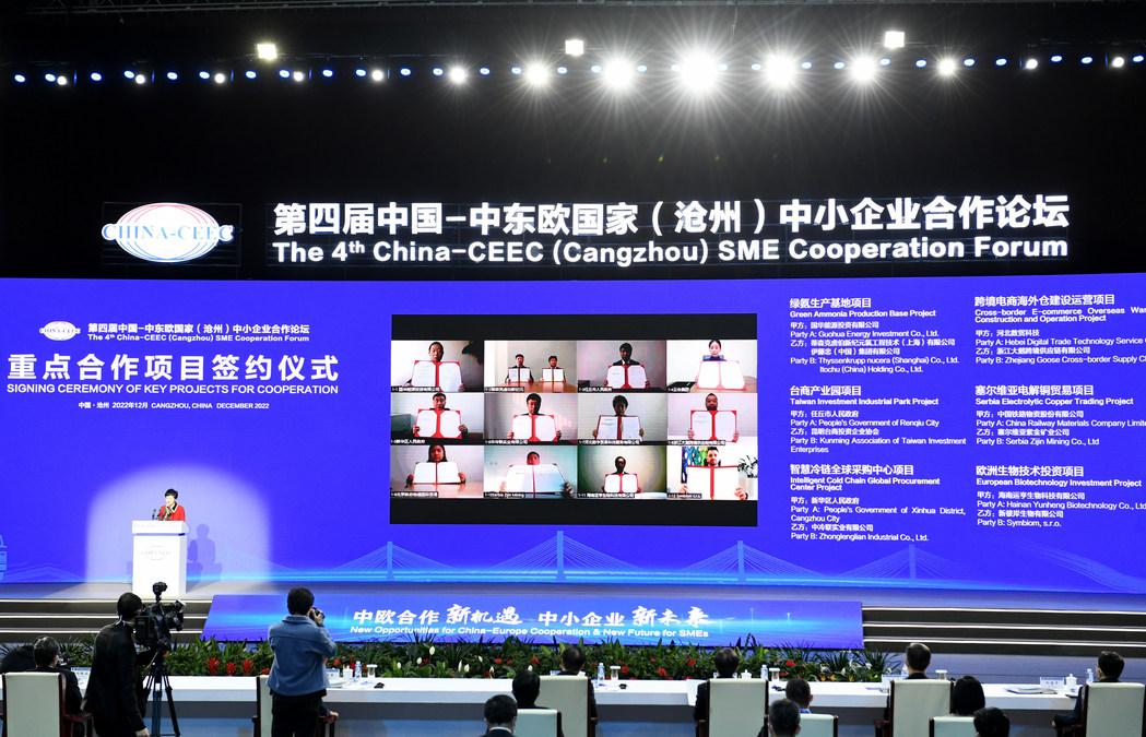 4th China-Central and Eastern European Countries (Cangzhou) Small and Medium-Sized Enterprise Cooperation Forum Launched in N.China Province - Vimarsana News