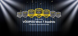 VOOPOO remporte sept prix aux Ecigclick Vape Awards 2022