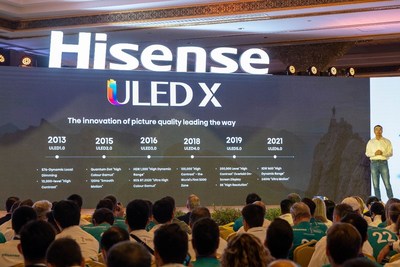 La voie du développement de la technologie ULED (PRNewsfoto/Hisense)