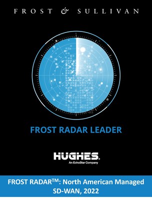 Hughes has been recognized as a Leader in the Frost Radar™: North American Managed SD-WAN Services Market report for the fourth consecutive year.