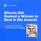 BitcoinIRA Wins Bronze in 12th Annual Best in Biz Awards