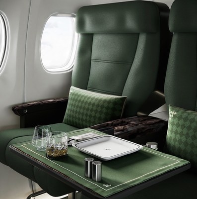 Fleet Clubs Interior of Plane by Aurora Saboir Design