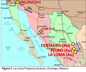 Southern Empire Acquires the La Loma Property in Durango, México and Expands the Centauro Property in Chihuahua, México