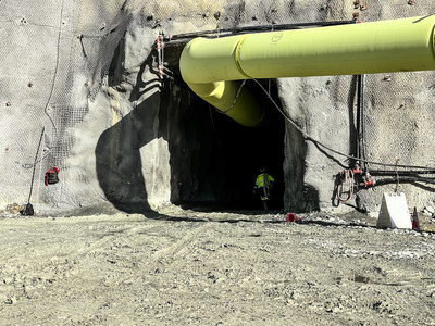 Entrance to the main underground production decline at the Haile Gold Mine. (CNW Group/OceanaGold Corporation)