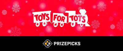 PrizePicks will donate $1 to Toys for Tots for every four-pick flex entry made today on the PrizePicks platform through 11:59 p.m. ET.