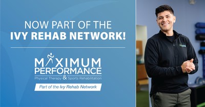 Ivy Rehab Partners with Maximum Performance Physical Therapy and Sports Rehabilitation of New Jersey