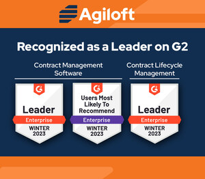 Agiloft Named a Leader in G2 Winter 2023 Enterprise Grid® Reports for Contract Management Software and Enterprise Contract Lifecycle Management