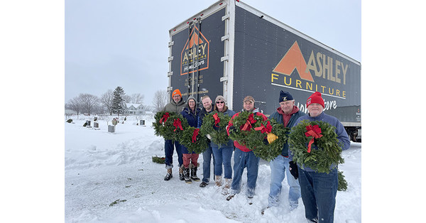 Ashley Furniture Honors Veterans with Annual Wreaths Across America Day Ceremony